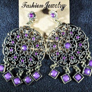 Bohemian vintage style earrings